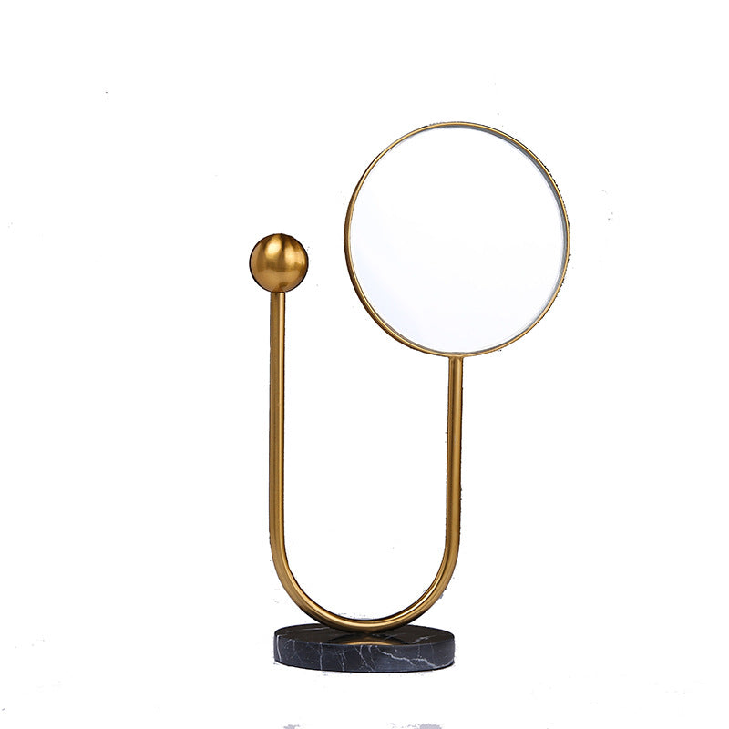 Modern Luxury Wrought Iron Makeup Mirror