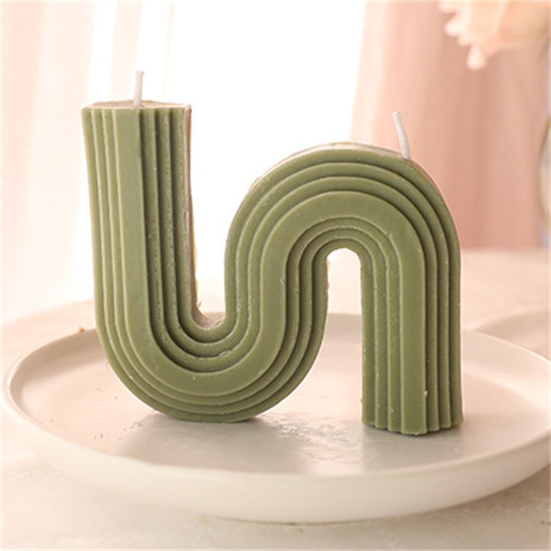Geometric Handmade Aromatherapy Candles
