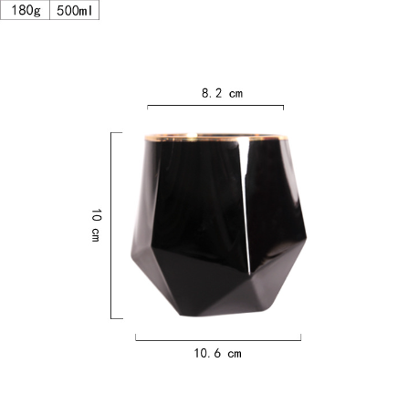 Geometric Glass Champagne Glasses