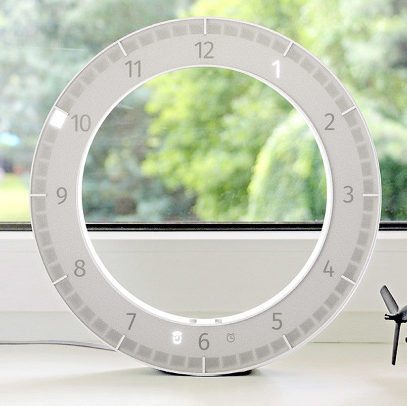 LED Digital Wall Clock Dual-Use Dimming Digital Circular Photoreceptive Clocks - Offbeat Abode and Unique Beats