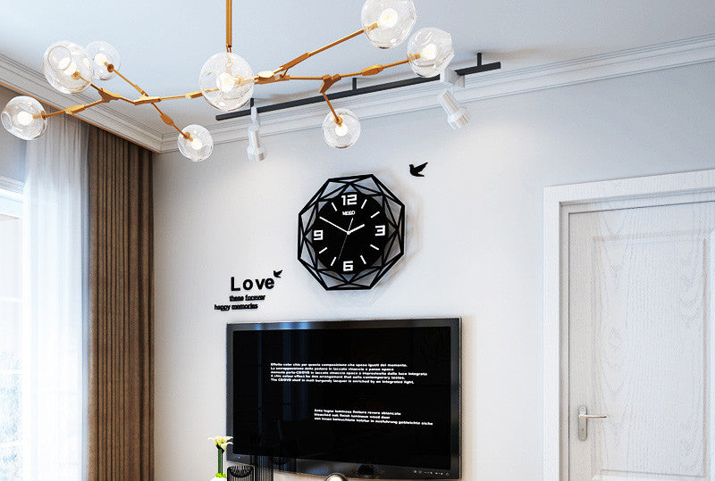 Simple clock wall clock - Offbeat Abode and Unique Beats