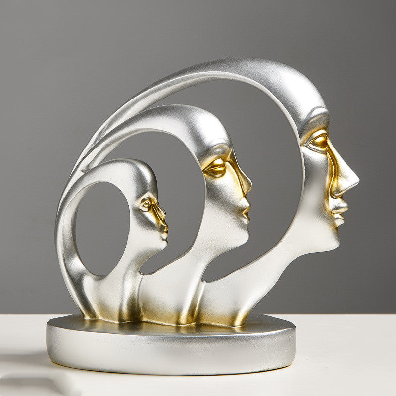 3 Faced Ornament - offbeatabode
