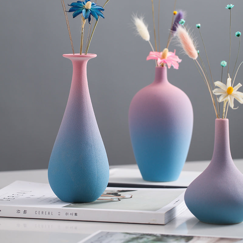 Alke Frosted Vases - offbeatabode