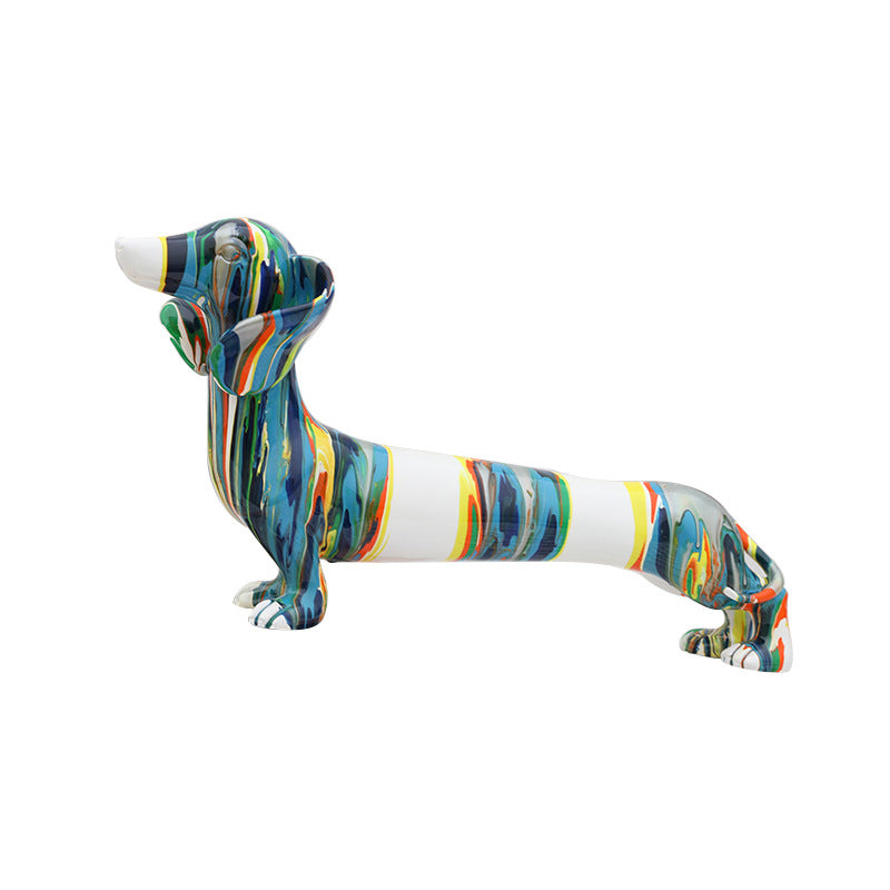 Colour Splash Dachshund - offbeatabode