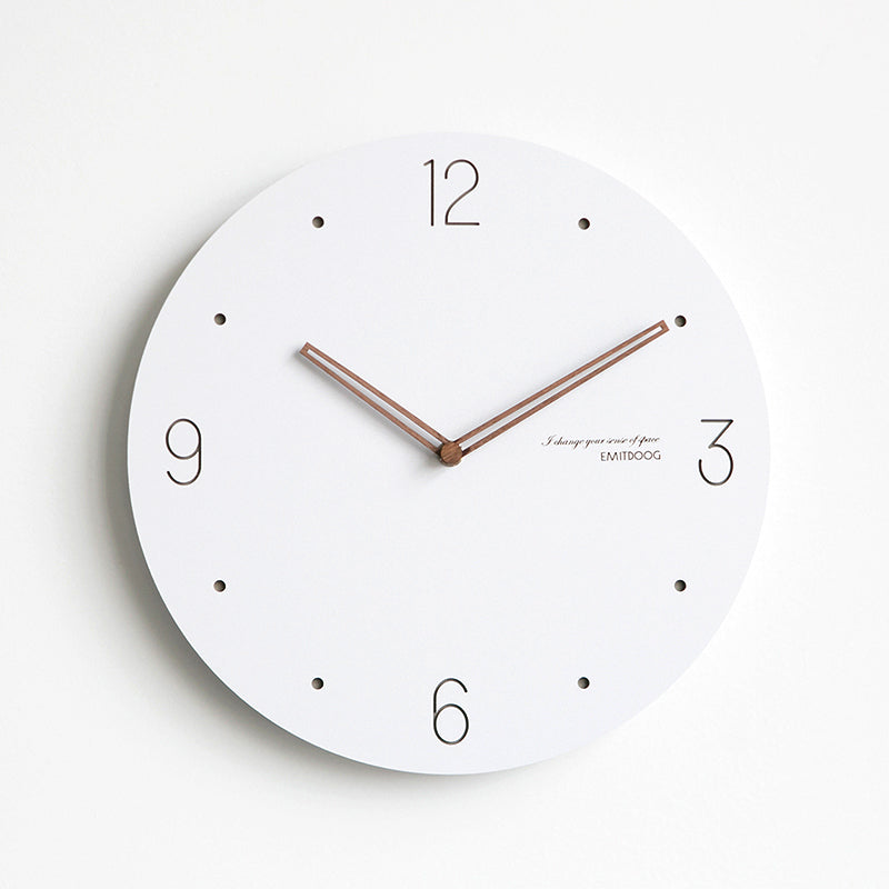 Clocks Wall Clocks Living Room Clock Wall Hanging Bedroom Mute Wall Watch - offbeatabode