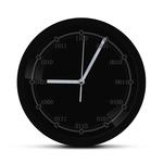 LED Luminous Wall Clock Black Wall Clock Binary Time Scale Home Decoration Clock Wall Clock - Offbeat Abode and Unique Beats