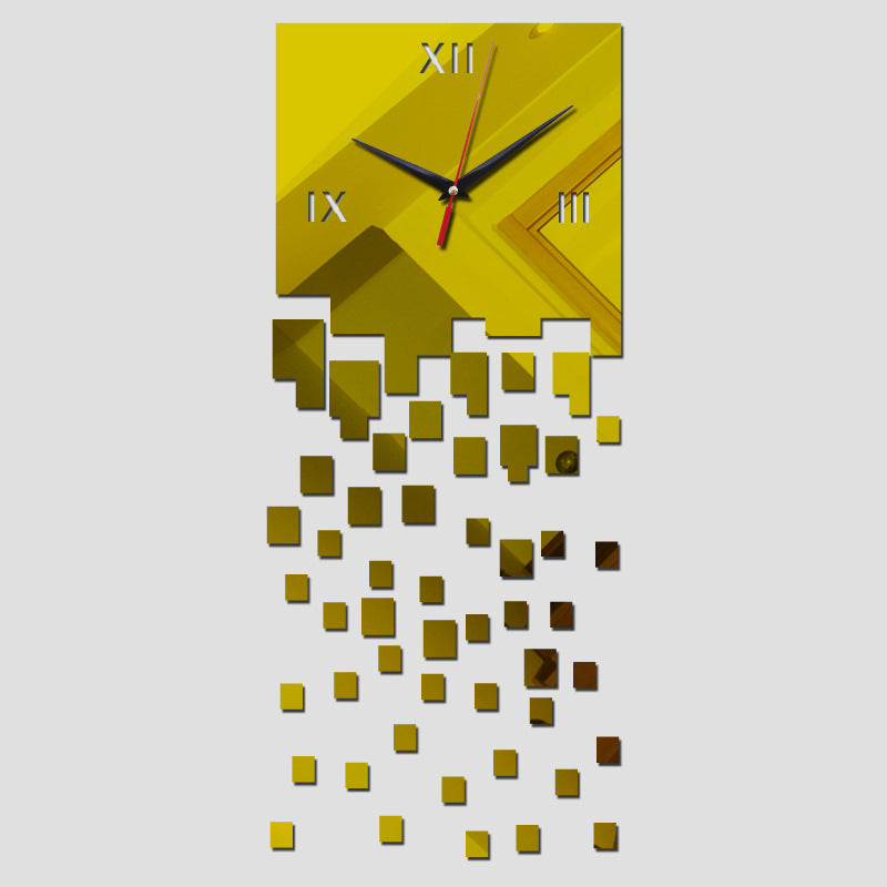 Acrylic DIY Fashion Creative Wall Clock - Offbeat Abode and Unique Beats