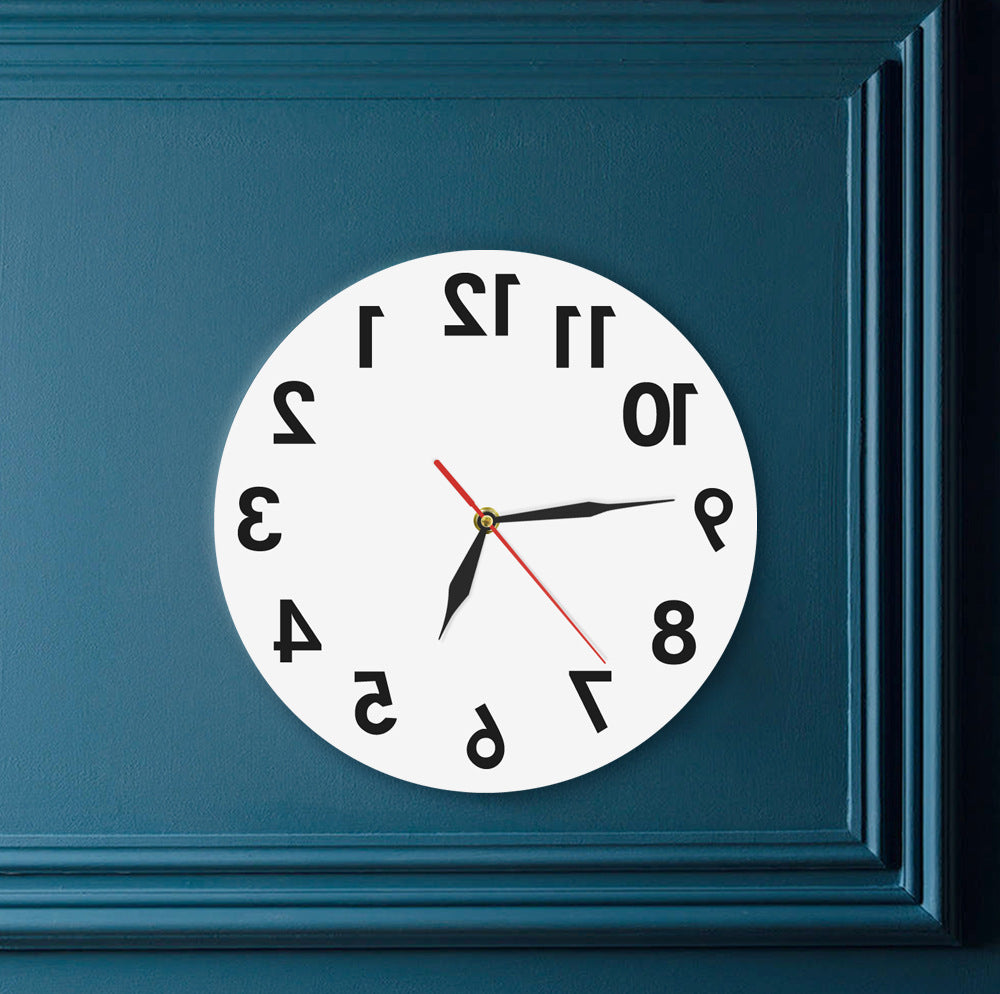Acrylic Mirror Wall Stickers Diy Mirror Wall Clock For Living Room Crafts Clocks - offbeatabode
