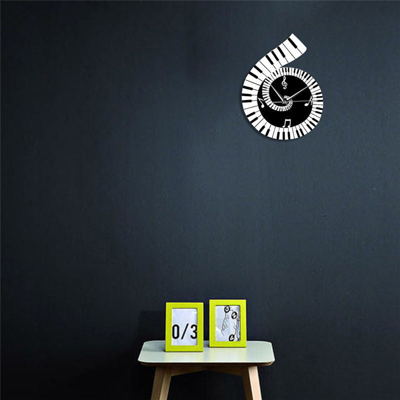 Piano Wall Clock - offbeatabode