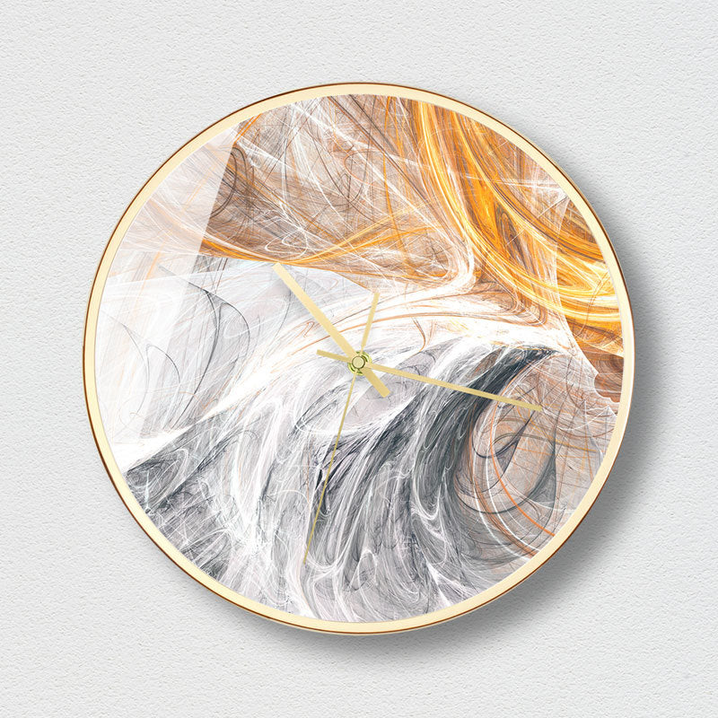 Marble Fashion Clock Art Clock Wall Clock Wall Clock - Offbeat Abode and Unique Beats