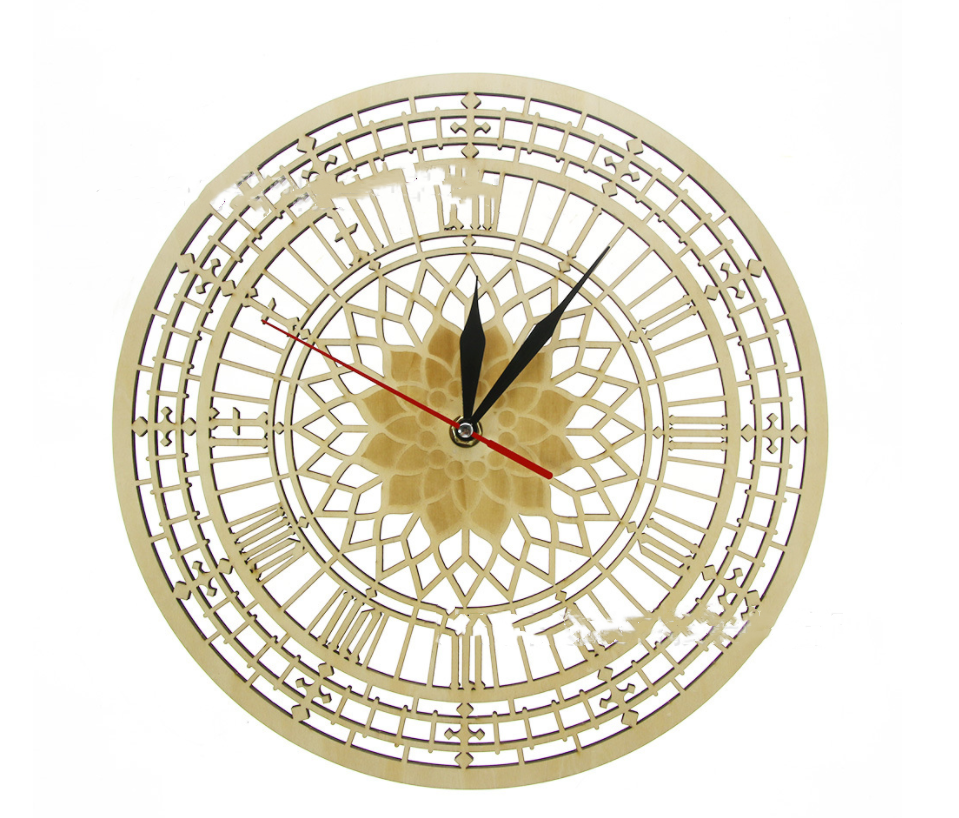 Wooden Wall Clock Custom London Big Ben Style Wall Clock Modern Wall Decoration Wall Clock - Offbeat Abode and Unique Beats