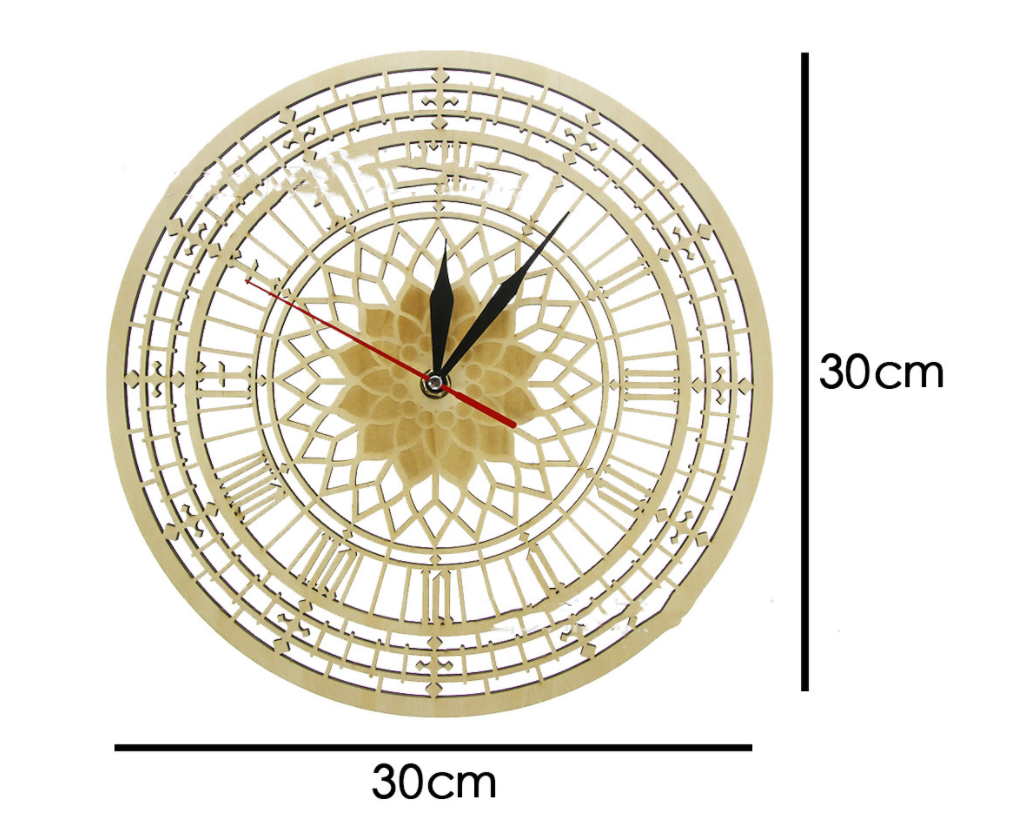 Wooden Wall Clock Custom London Big Ben Style Wall Clock Modern Wall Decoration Wall Clock - Offbeat Abode and Unique Beats