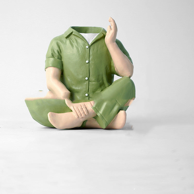 Pyjama Man Vase - offbeatabode