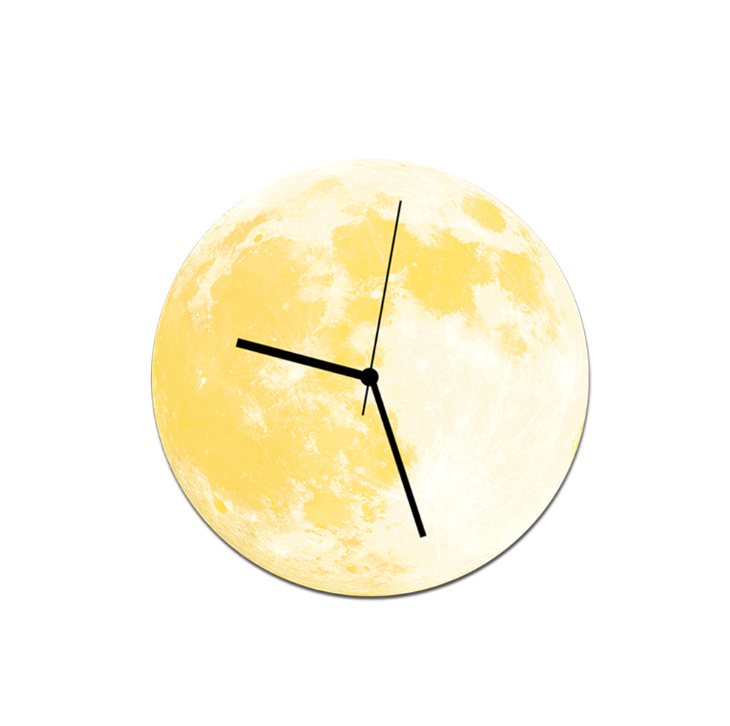30cm creative luminous wall clock luminous moonlight wall clock wall acrylic waterproof wall clock - Offbeat Abode and Unique Beats