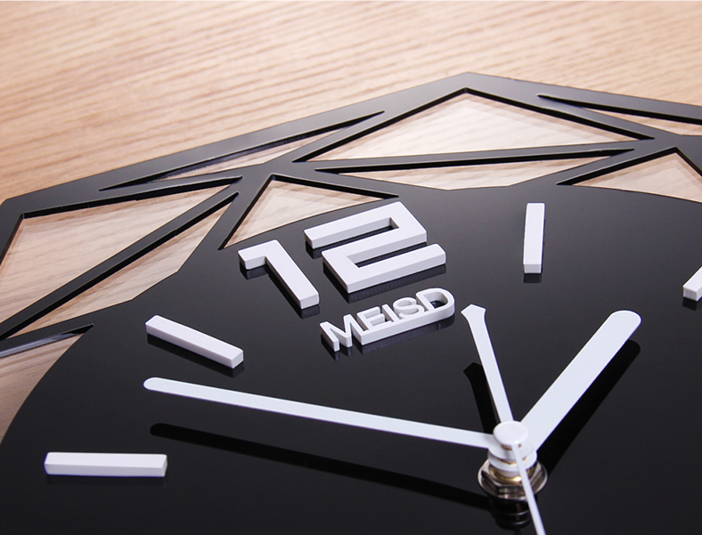 Simple clock wall clock - Offbeat Abode and Unique Beats