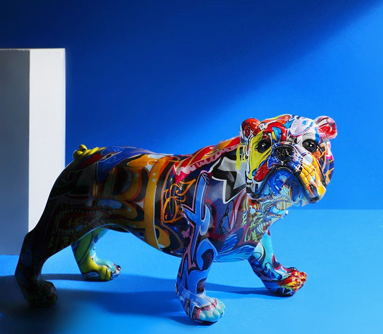 Resin dog ornaments - offbeatabode