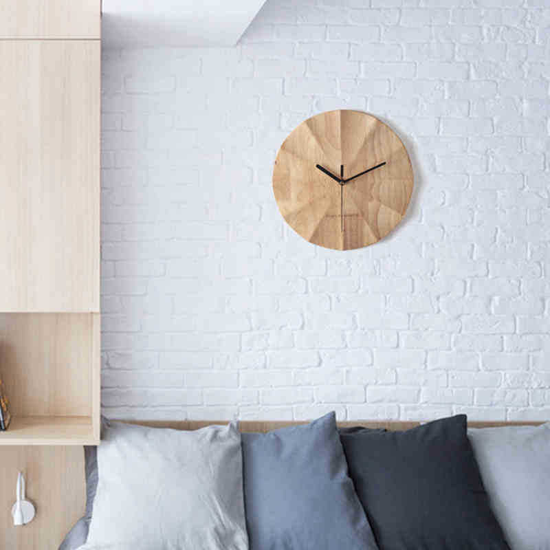 Wooden clock wall clock - Offbeat Abode and Unique Beats