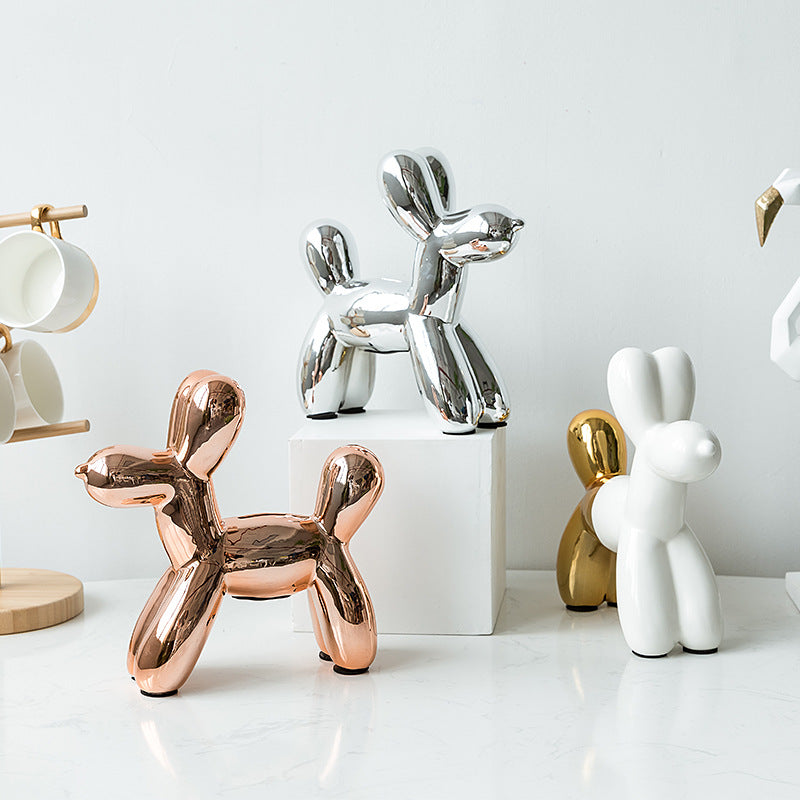 Chrome Pop Balloon Dog - offbeatabode