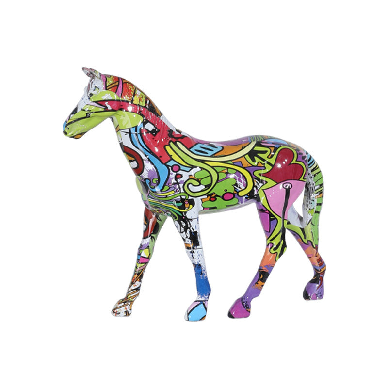Graffiti Horse - offbeatabode