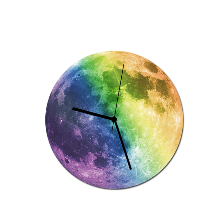 30cm creative luminous wall clock luminous moonlight wall clock wall acrylic waterproof wall clock - Offbeat Abode and Unique Beats