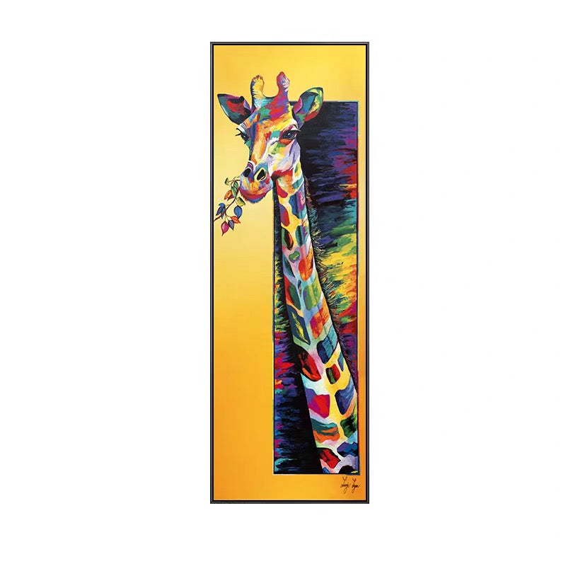 Giraffe canvas print