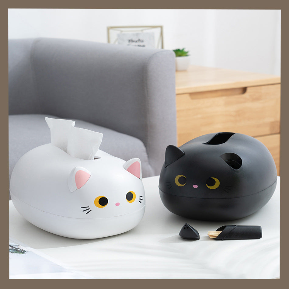 Meow Tissue Box - offbeatabode