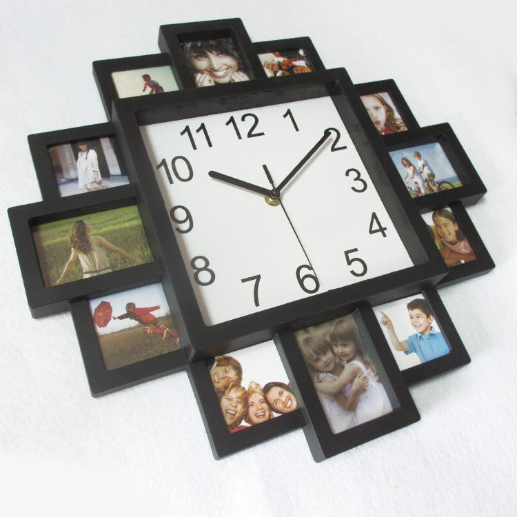 Photo Clock Wall Clock Mute Clock Creative Electronic Clock Wall Watch - Offbeat Abode and Unique Beats