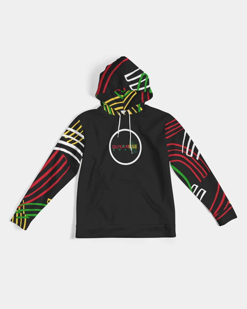 Guyanese Swag Ice Gold Green Men's Hoodie - Offbeat Abode and Unique Beats