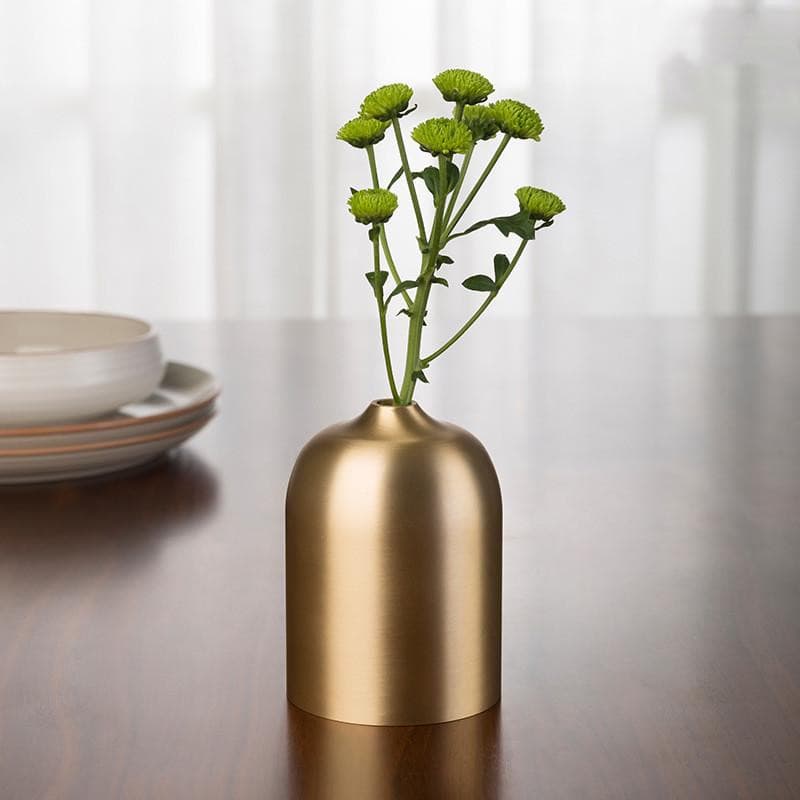 Copper Flower Vase - offbeatabode