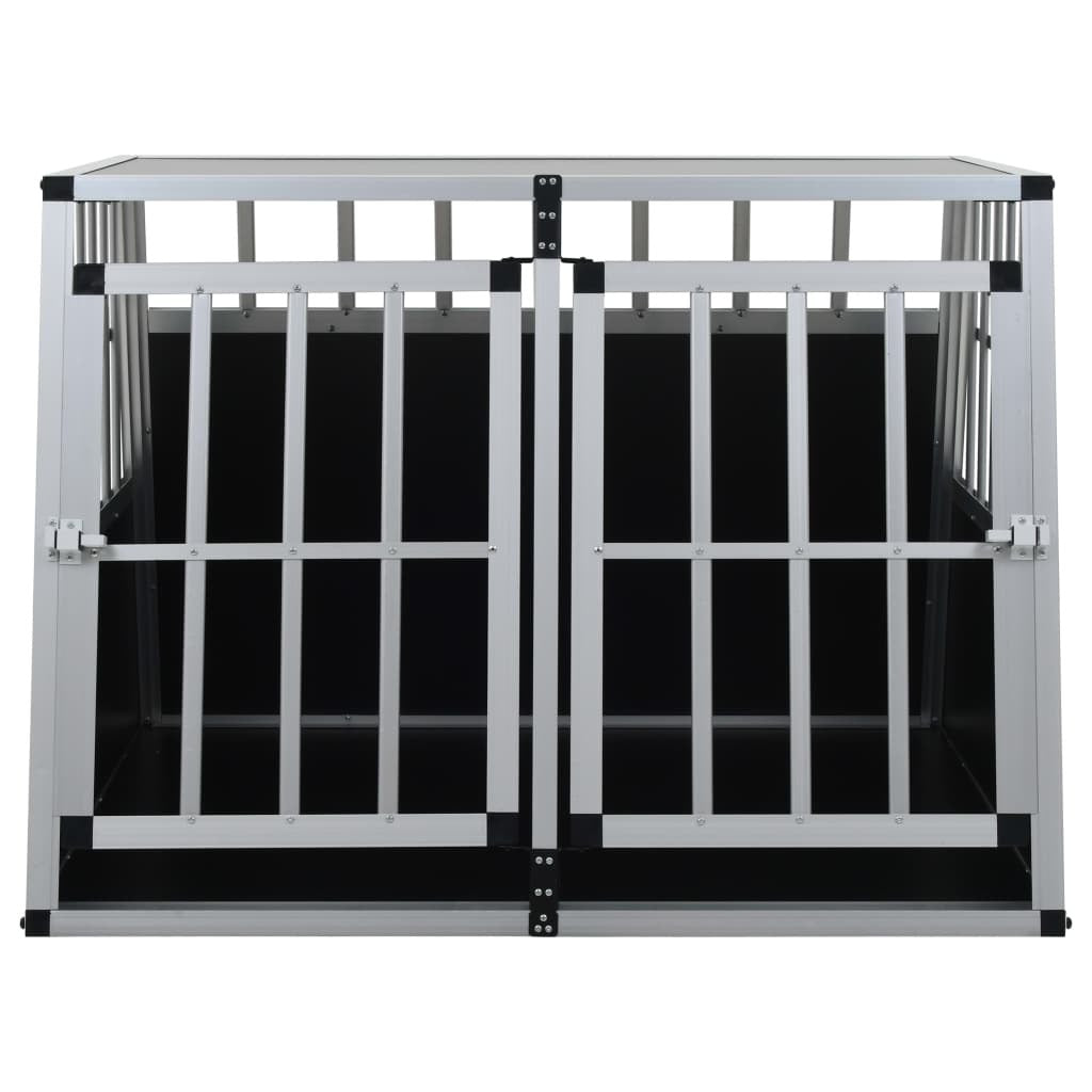 vidaXL Dog Cage with Double Door 37"x34.6"x27.2" - Offbeat Abode and Unique Beats