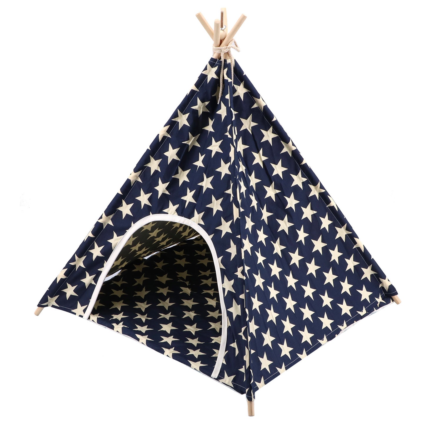 Canvas and Pine Foldable Indoor and Outdoor Pet Tent Washable Dog Bed Play House - Offbeat Abode and Unique Beats