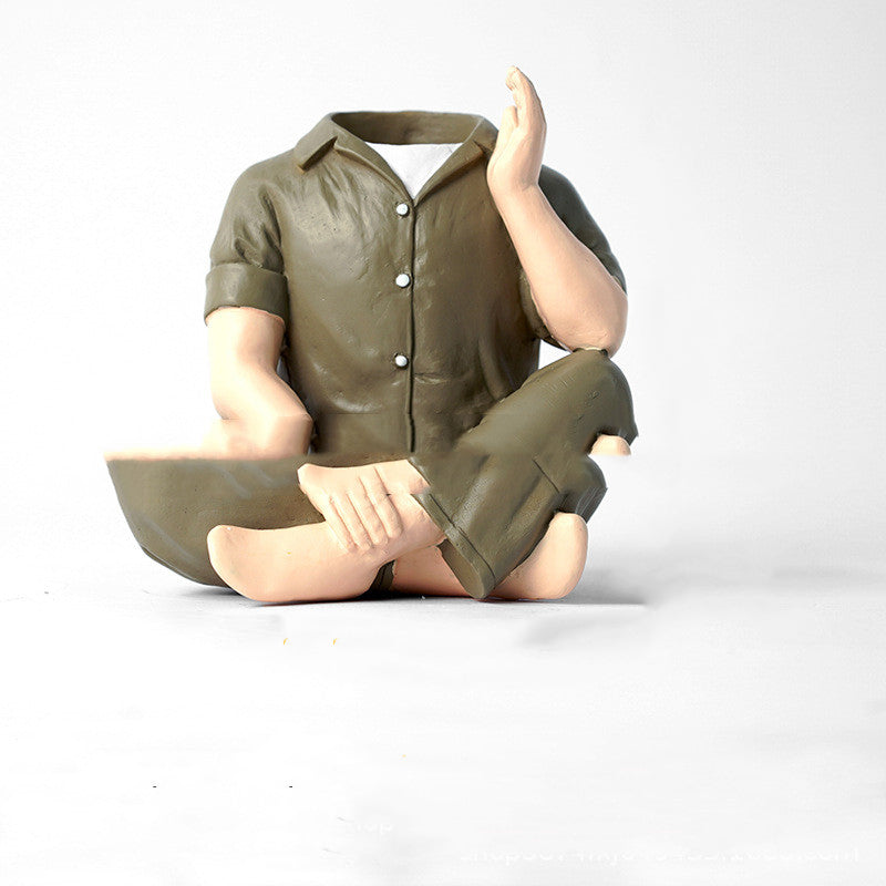 Pyjama Man Vase - offbeatabode