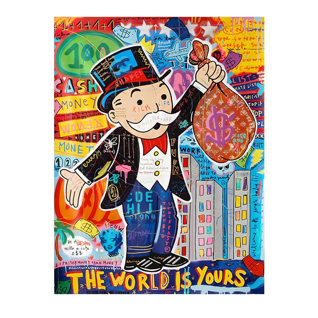 Monopoly Pop Art Canvas Prints - offbeatabode