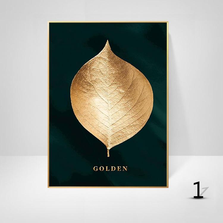 Gold Leaf Print - offbeatabode