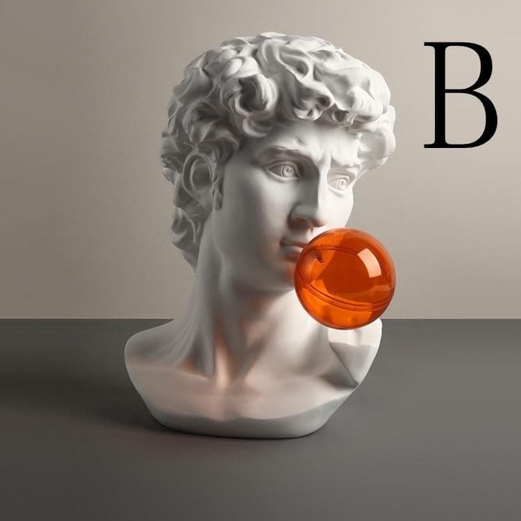 Sculpture Bust Portrait Decoration Living Room Entrance Artist's Home Decoration Decoration - offbeatabode