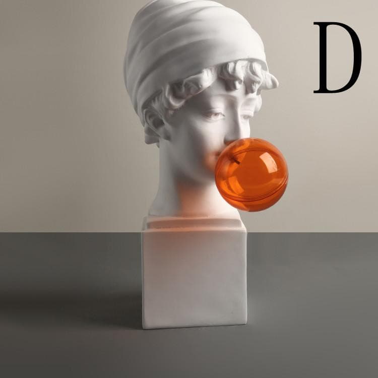 Sculpture Bust Portrait Decoration Living Room Entrance Artist's Home Decoration Decoration - offbeatabode
