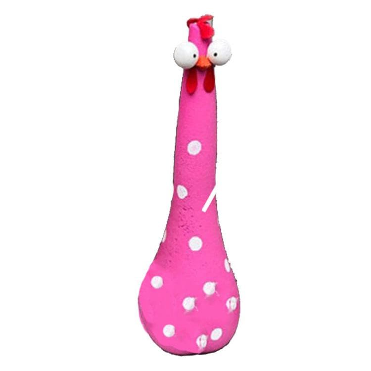 Silly Chicken Garden Ornaments - offbeatabode