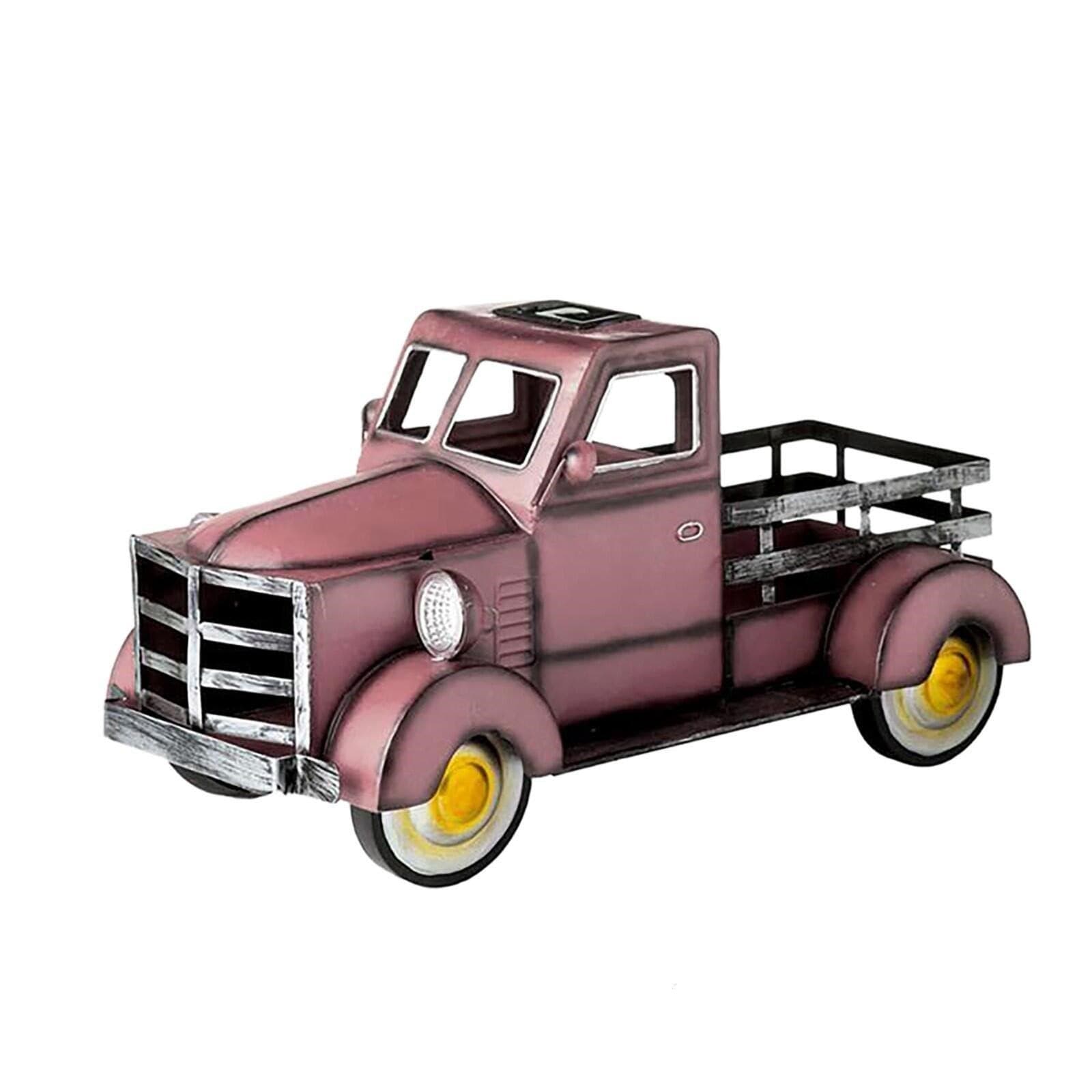 Solar Truck Flower Pot - offbeatabode