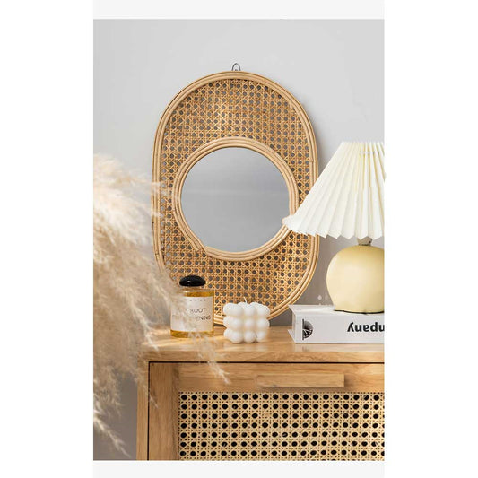 Rattan Decorative Wall Mirror