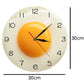 Poached Egg Plastic Wall Clock