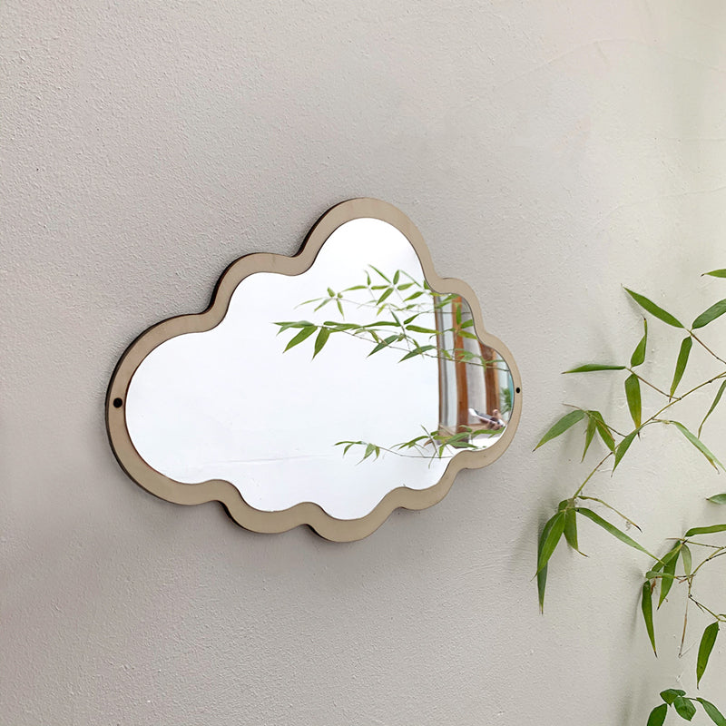 Cloud Mirror Wall Decor