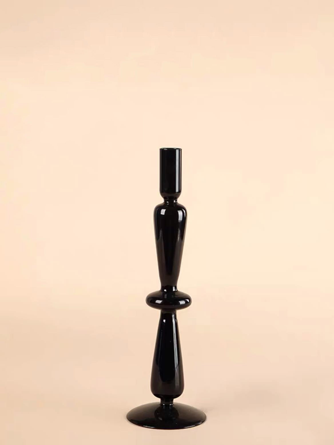 Retro Glass Candle Holder