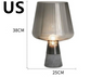 Modern Cement Glass Table Lamp