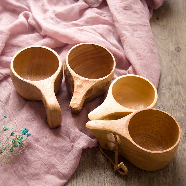 Outdoor Portable Wooden Cup