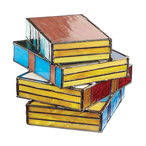 Resin Stacked Books Lamp