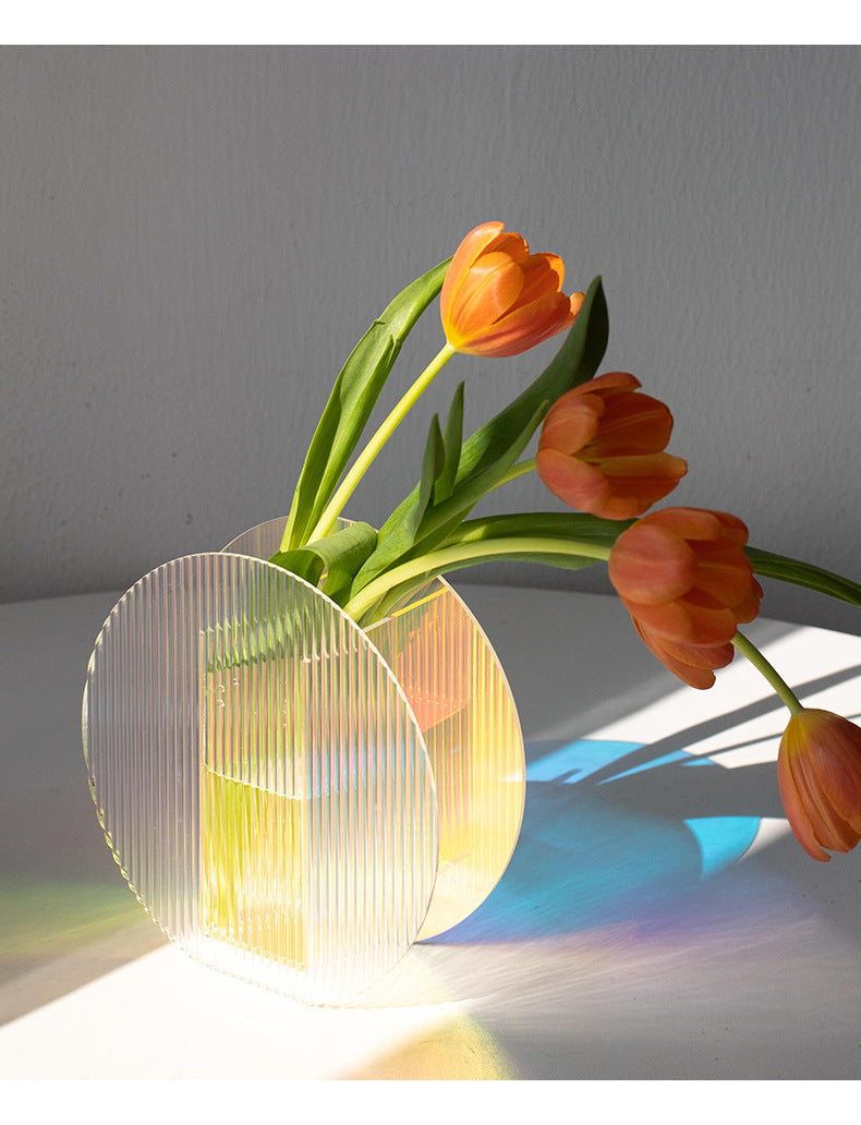 Acrylic Rainbow Vase