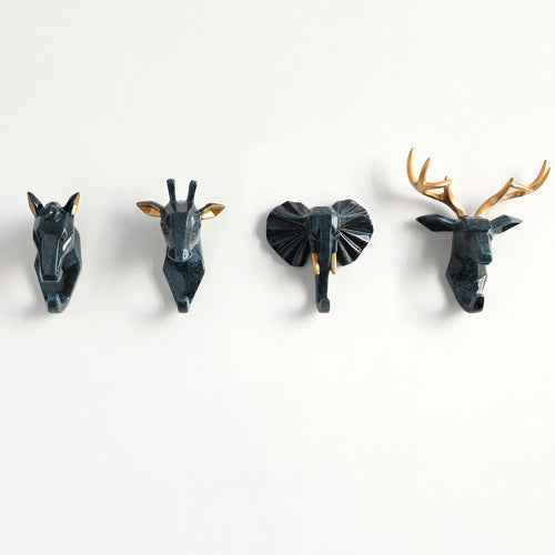 Animal Head Coat Hooks