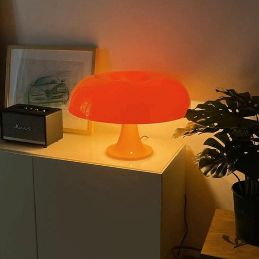 Wide Mushroom Decorative Table Lamp