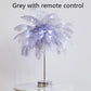 Feather Lamp Bedside or Table Lamp