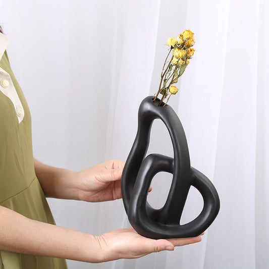 Heart-shaped Ceramic Vase